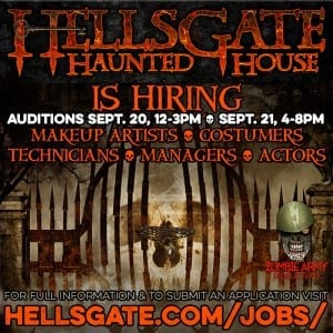 HellsGate Haunted House Auditions & Interviews