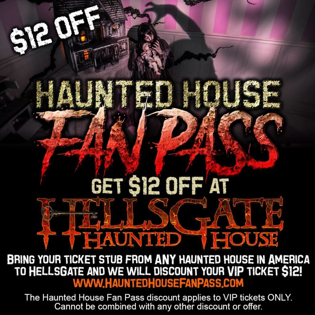 HellsGate's Haunted House Presents The Haunted House Fan Pass Haunted